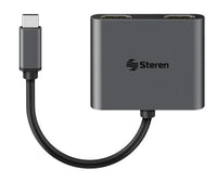 Steren USB-4734 adaptador de cable de vídeo USB Tipo C HDMI, Macho, Hembra, Derecho