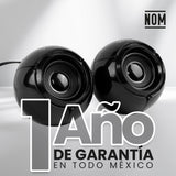 BOCINAS SPK-105 NEGRO/negro PASIVAS PARA COMPUTADORA (BOCINAS 2.0