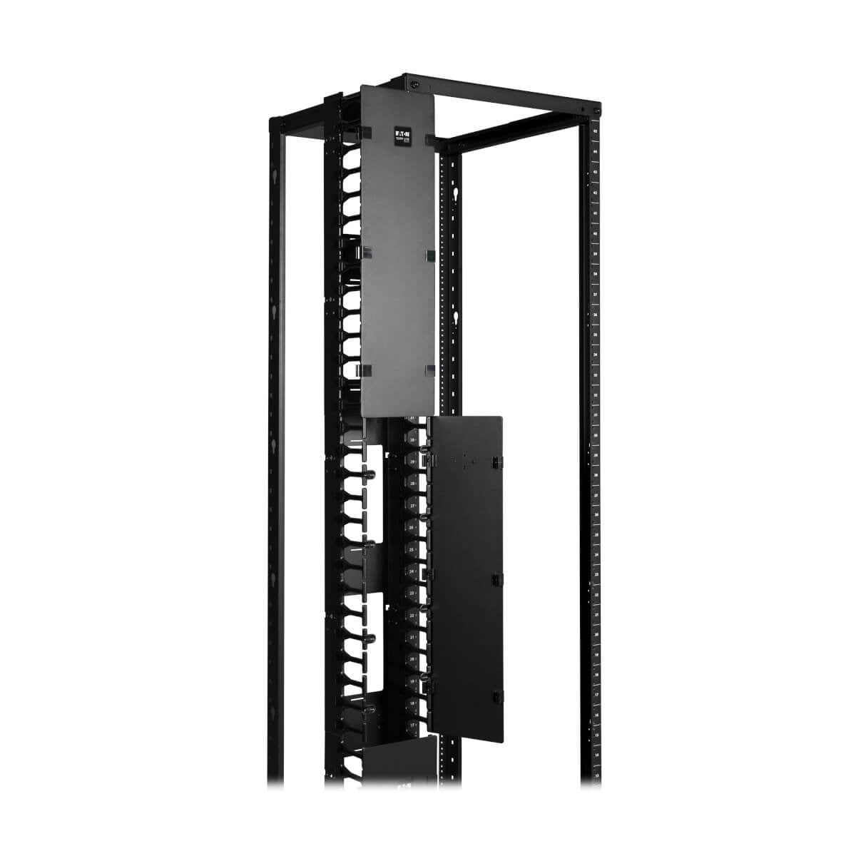 Tripp Lite SRCABLEVRT6 Sujetador de Cable Vertical de Alta Capacidad, 15.24 cm [6"] - Ducto de peine doble con tapa