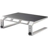 StarTech.com Base para Monitor - Riser de Acero y Aluminio - Soporte de Altura Ajustable estaciones de trabajo sentado o de pie Negro, Plata 1 81,3 cm (32") 10 kg
