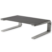 StarTech.com Base para Monitor - Riser de Acero y Aluminio - Soporte de Altura Ajustable estaciones de trabajo sentado o de pie Negro, Plata 1 81,3 cm (32") 10 kg
