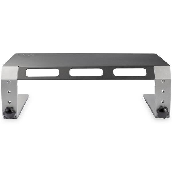 StarTech.com Base para Monitor - Riser de Acero y Aluminio - Soporte de Altura Ajustable estaciones de trabajo sentado o de pie Negro, Plata 1 81,3 cm (32") 10 kg