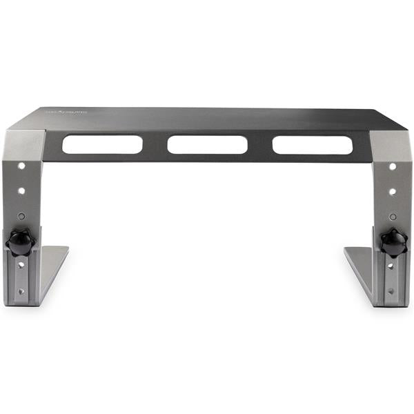 StarTech.com Base para Monitor - Riser de Acero y Aluminio - Soporte de Altura Ajustable estaciones de trabajo sentado o de pie Negro, Plata 1 81,3 cm (32") 10 kg