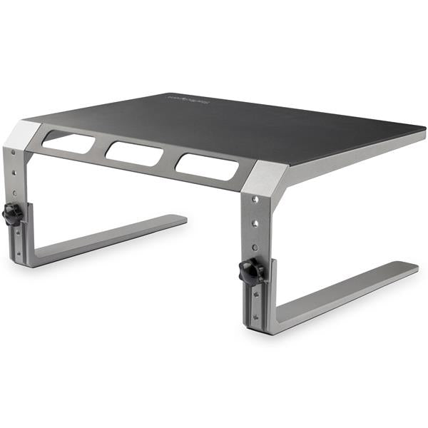 StarTech.com Base para Monitor - Riser de Acero y Aluminio - Soporte de Altura Ajustable estaciones de trabajo sentado o de pie Negro, Plata 1 81,3 cm (32") 10 kg