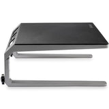 StarTech.com Base para Monitor - Riser de Acero y Aluminio - Soporte de Altura Ajustable estaciones de trabajo sentado o de pie Negro, Plata 1 81,3 cm (32") 10 kg