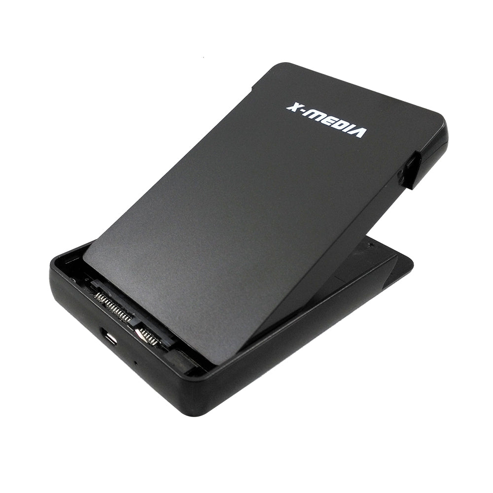 X-Media XM-EN2279 caja para disco duro externo Caja de disco duro (HDD) Negro 2.5", SATA, Conexión USB