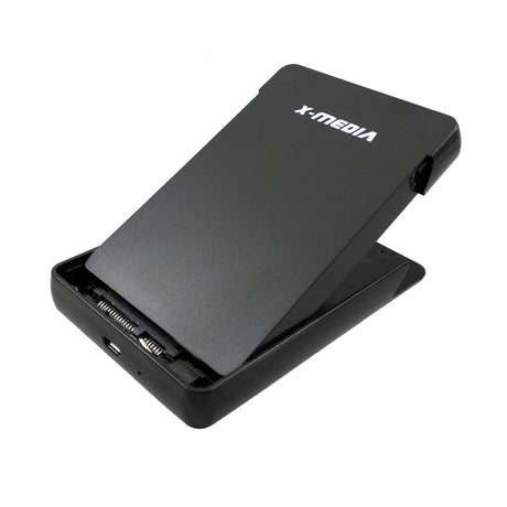 X-Media XM-EN2279 caja para disco duro externo Caja de disco duro (HDD) Negro 2.5", SATA, Conexión USB