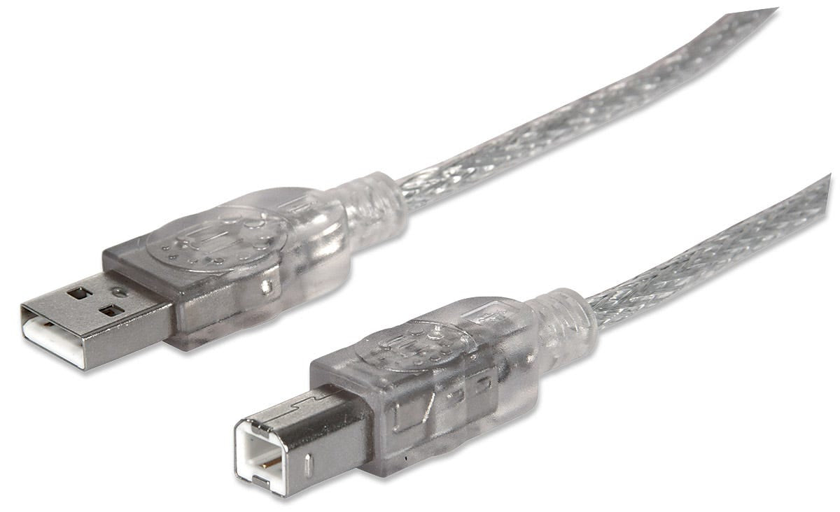 Manhattan Cable para Dispositivos USB B de Alta Velocidad Cable USB 2.0 USB A USB B Macho/Macho