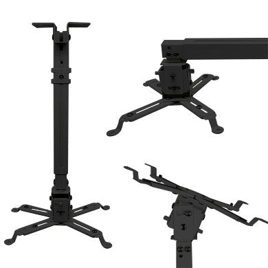 BRobotix 573106N accesorio para montaje para proyector Negro, Cualquier marca, 430 - 630 mm