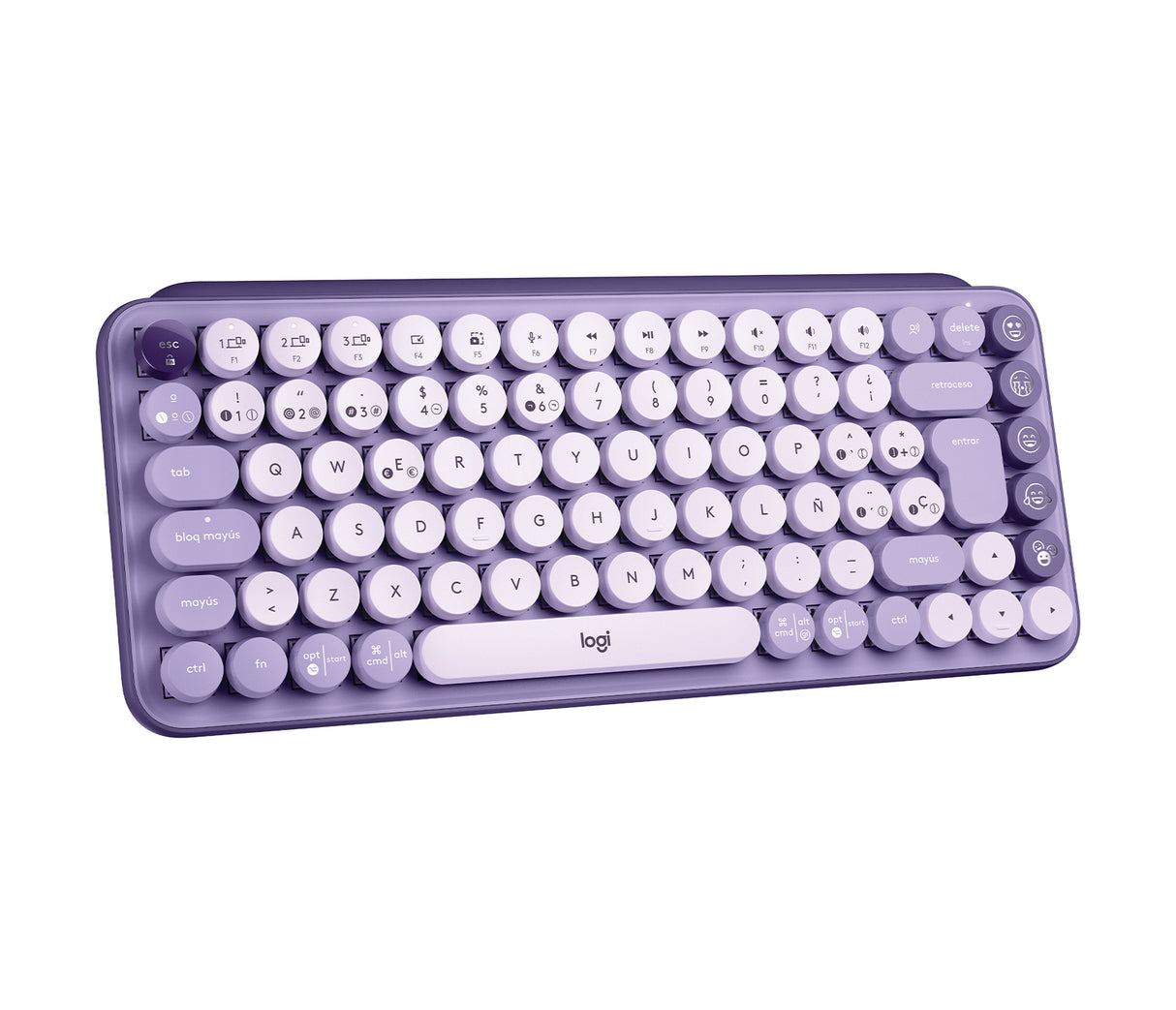 Logitech POP Keys Teclado Logitech Tactile Universal Inalámbrico y alámbrico Bluetooth