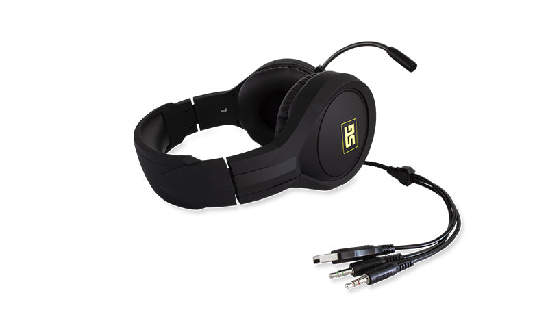 Vorago HS-501 auricular y casco Auriculares Alámbrico Diadema Juego Negro