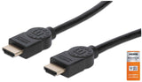 Manhattan Cable HDMI 4K@60 Hz con Ethernet, 1 m, certificado, apto para TODOS los usos 4K y 1080p/HD (ideal para actualizar ahora o estar preparado),