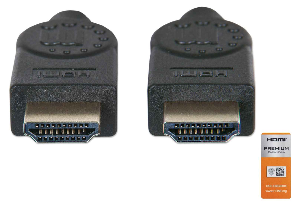 Manhattan Cable HDMI 4K@60 Hz con Ethernet, 1,8 m, certificado, apto para TODOS los usos 4K y 1080p/