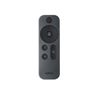 Logitech Rally mando a distancia RF inalámbrico Cámara web Botones, Gris