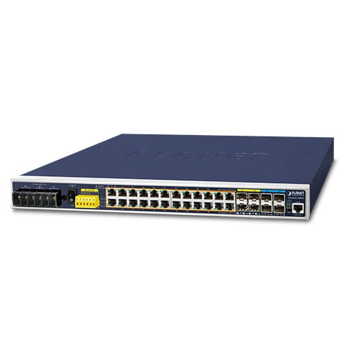PLANET IGS-6325-24P4X switch Gestionado L3 Gigabit Ethernet (10/100/1000) Energía sobre Ethernet (PoE) 1U Negro, Azul