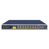 PLANET IGS-6325-24P4X switch Gestionado L3 Gigabit Ethernet (10/100/1000) Energía sobre Ethernet (PoE) 1U Negro, Azul