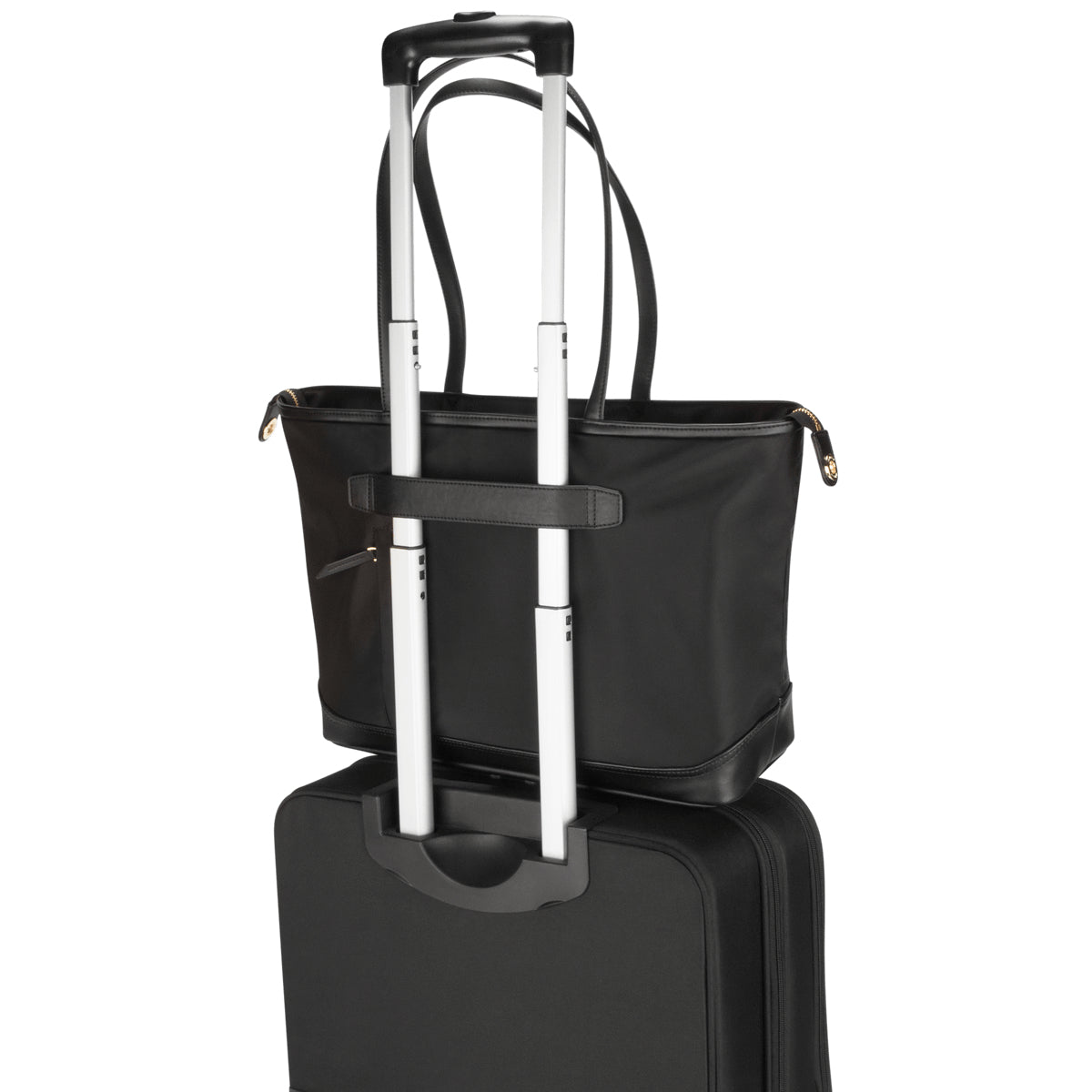 Targus Newport East-West Laptop Monocromo 38,1 cm (15") Estuche para dama Imitación piel, Nylon