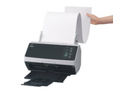 Ricoh FI-8150 ADF + Escáner de alimentación manual 600 x 600 DPI A4 Negro, Gris, 216 x 355.6 mm, 50 ppm, Escala de grises