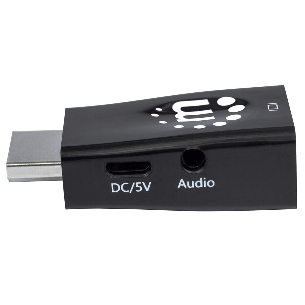 Manhattan Micro Convertidor HDMI a VGA con salida de audio Cable HDMI VGA, 3.5mm Macho Hembra