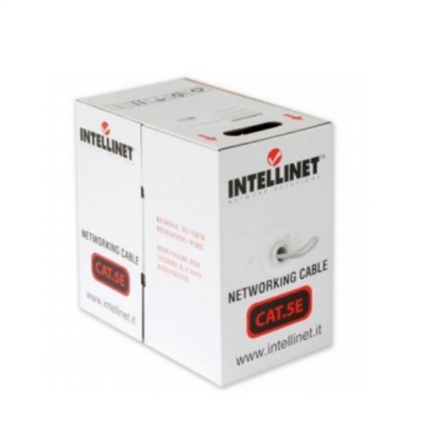 BOBINA INT CAT 5E CCA UTP 305M MULTIFILAR GRIS COBRE CON ALUMINIO
