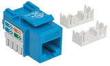 Intellinet JACK RJ45 CAT5E KEYSTONE DE IMPACTO AZUL módulos de conectores de red Plano Azul RJ-45 Hembra