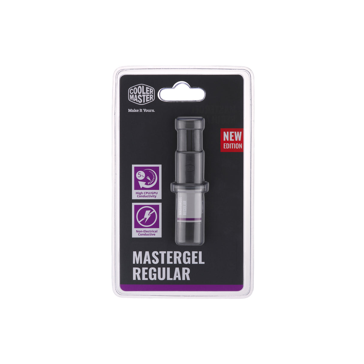 Cooler Master MasterGel Regular disipador de calor Pasta térmica 5 W/m·K 12 g, Gris