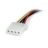 StarTech.com Cable de Alimentación de 15cm Adaptador Molex LP4 a SATA - Hembra a Macho Cables de alimentación interna Mo