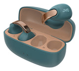 JVC HA-NP1T Auriculares True Wireless Stereo (TWS) De clip en la oreja Llamadas/Música USB Tipo C Bluetooth Azul, Oro