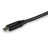 StarTech.com Cable de 3m USB-C a USB-C con capacidad para Entrega de Alimentación de 5A - USB TipoC - Cable de Carga USBC - USB 2.0 Cable USB 2.0 USB C USB C Macho
