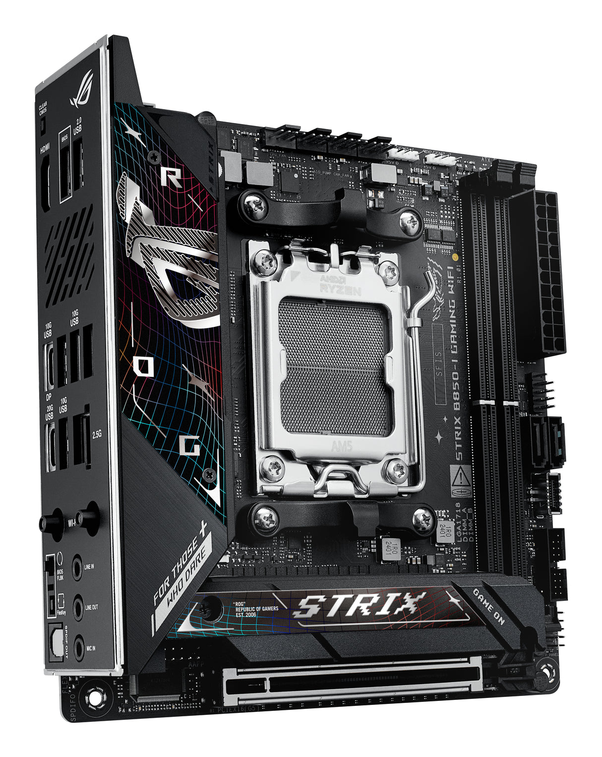 ASUS ROG STRIX B850-I GAMING WIFI placas base AMD Zócalo AM5 Zócalo AM5 DDR5-SDRAM