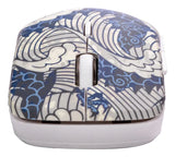 Naceb Technology Na-0138 ratón Ambidiestro RF inalámbrico 1600 DPI, Azul, Blanco