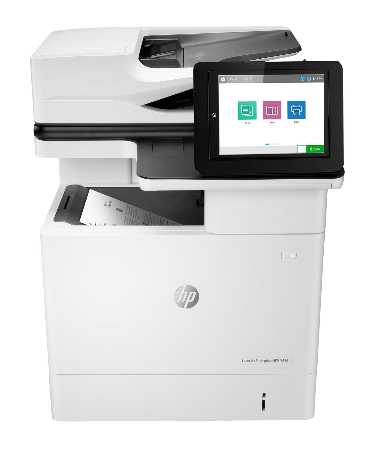 HP LaserJet Enterprise M636fh Multifunction Blanco y negro Impresora, Solo Ethernet; Fotocopiadora, escáner Impresora Multifunción Laser WiFi Negro, Blanco