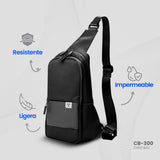 Vorago CB-300 mochila City bag Negro Poliéster, Ciudad, A prueba de agua