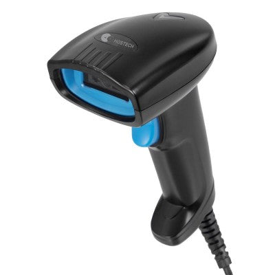 Lector De Códigos De Barras Hostech HT-200 1D/2D USB 1.5m Negro-Azul