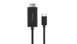 Vorago CAB-304 adaptador de cable de vídeo 1.8 m USB Tipo C HDMI Negro, Macho, Macho, Derecho