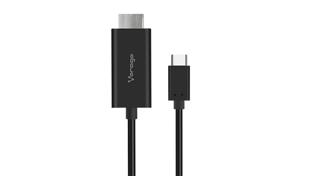 Vorago CAB-304 adaptador de cable de vídeo 1.8 m USB Tipo C HDMI Negro, Macho, Macho, Derecho