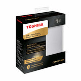 Toshiba Canvio Slim disco duro externo 1 TB 2.5" Micro-USB B 2.0/3.2 Gen 1 (3.1 Gen 1) Plata