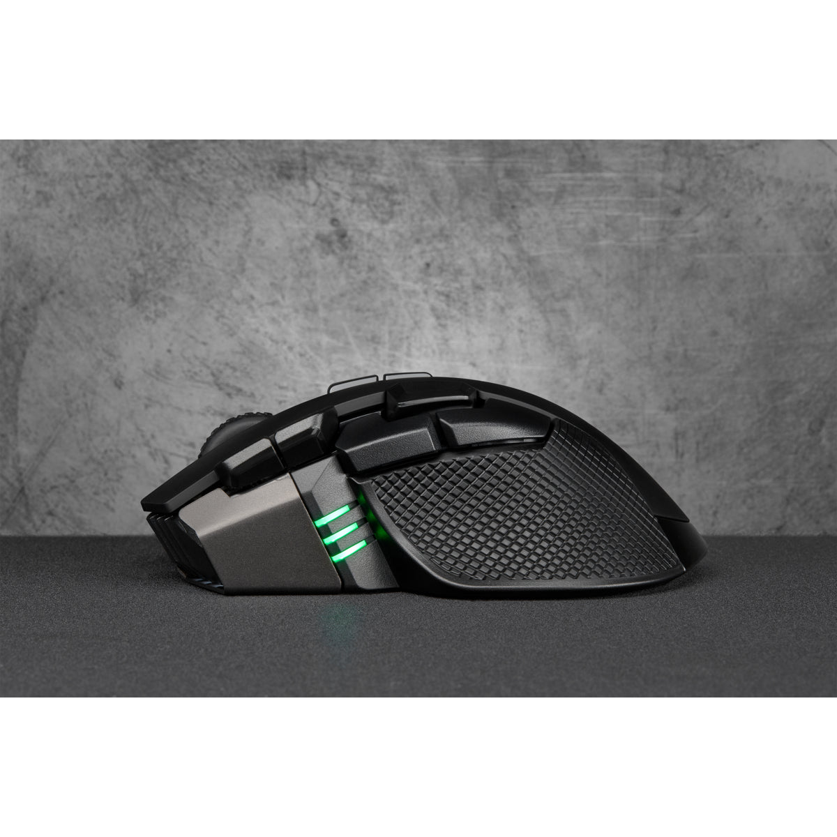 Corsair IRONCLAW RGB ratón Juego Diestro RF Wireless + Bluetooth + USB Type-A Óptico 18000 DPI, Negro