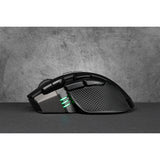 Corsair IRONCLAW RGB ratón Juego mano derecha RF Wireless + Bluetooth + USB Type-A Óptico 18000 DPI
