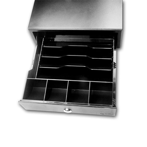 Mini Cajon De Dinero 3Nstar Cd200 24V 240Mmx280Mm Rj11 3 Billetes 4 Monedas