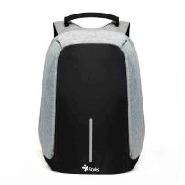 Mochila Antirobo Stylos Smart Espacio Carga USB/Compartimentos Color Gris