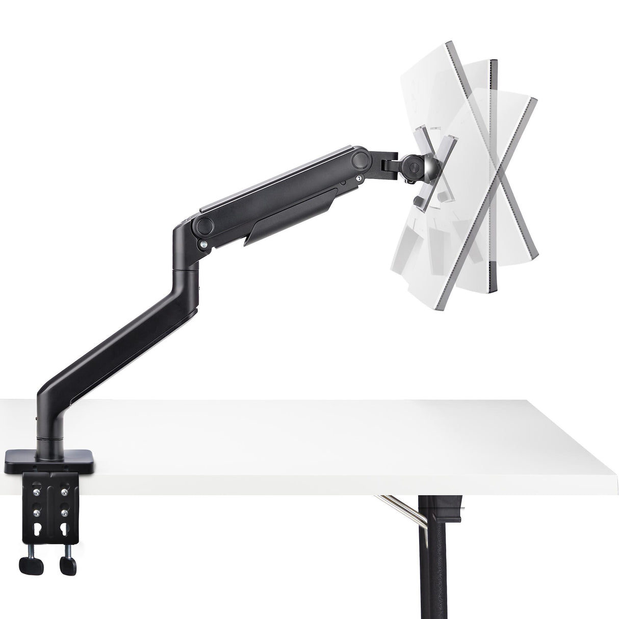 StarTech.com Soporte VESA de Sobremesa para Monitor Curvo de 49" Ultraancho 32:9 - Brazo VESA para Monitor con Grom