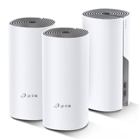 TP-Link Deco E4 (3-pack) sistemas wi-fi mesh (wi-fi en malla) Sistema de malla Blanco, Gris LAN, WLAN Interno