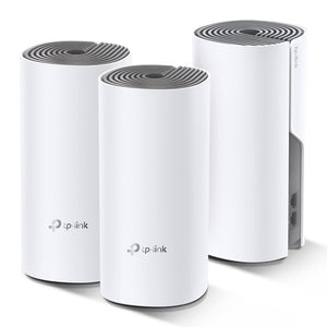 TP-Link Deco E4 (3-pack) sistemas wi-fi mesh (wi-fi en malla) Sistema de malla Blanco, Gris LAN, WLAN Interno