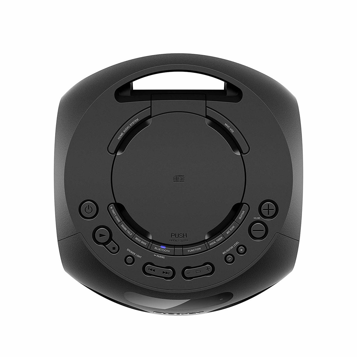 Sony MHC-V02 sistemas de audio para el hogar Negro Si 1 discos Parte superior