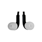 AUDIFONOS PERFECT CHOICE DE VIAJE IN EAR C/MICROFONO NEGRO Y BLANCO