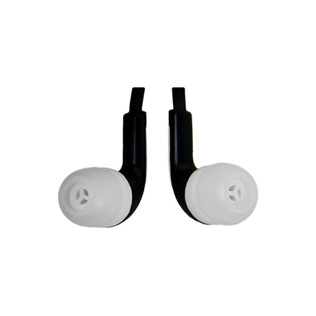 AUDIFONOS PERFECT CHOICE DE VIAJE IN EAR C/MICROFONO NEGRO Y BLANCO