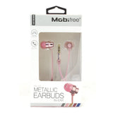 Mobifree MM-100 Auriculares Alámbrico Intra auditivo Llamadas/Música Rosa, 20 - 20000 Hz