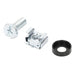 713658 - Intellinet Jeu d’écrous cage M6 (100 pcs) avec vis et rondelles, pour armoires et racks 19", pot plastique, garantie à vie Rack Plata 831 g 100 pieza(s) 85389099