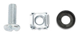 713658 - Intellinet Jeu d’écrous cage M6 (100 pcs) avec vis et rondelles, pour armoires et racks 19", pot plastique, garantie à vie Rack Plata 831 g 100 pieza(s) 85389099